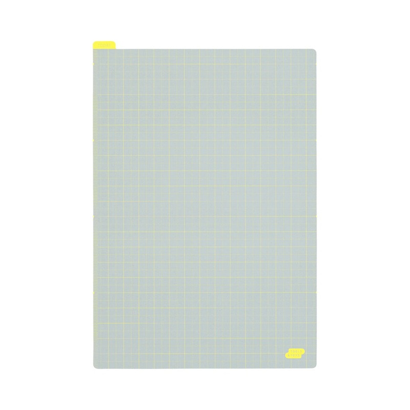 Hobonichi Accessories Pencil Board for A5 Size (Ice Gray x Yellow)