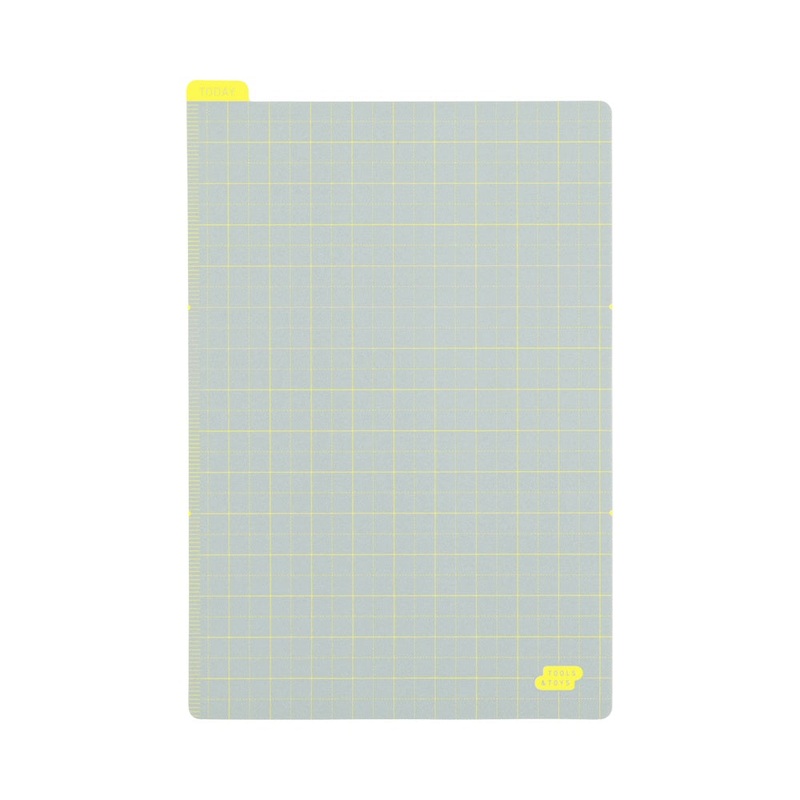 Hobonichi Accessories Pencil Board for A6 Size (Ice Gray x Yellow)