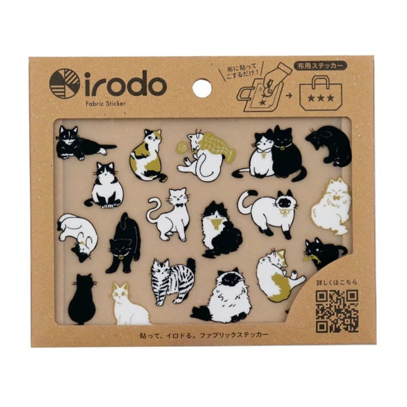 Irodo Fabric Transfer Stickers – Fashionable Cat