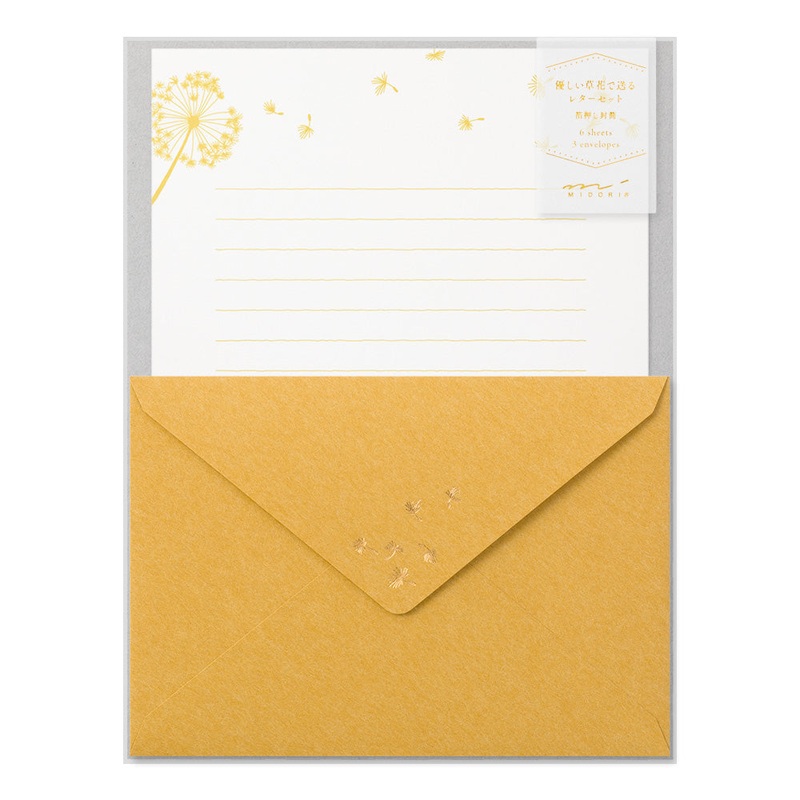 Letter Set Foil-stamped Envelopes Blowball