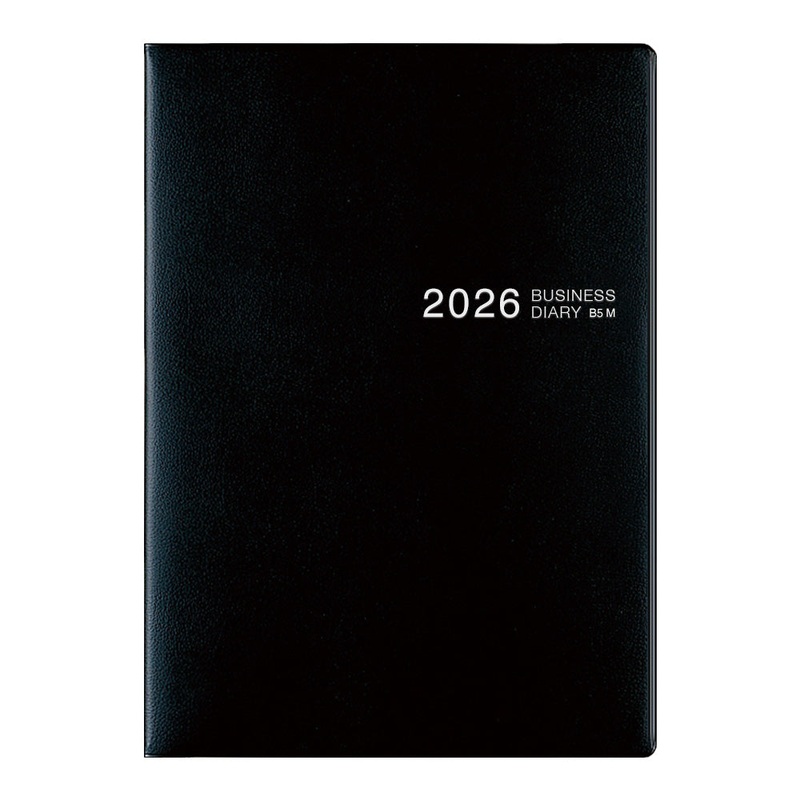 Midori Business Diary  Monthly Black 2026