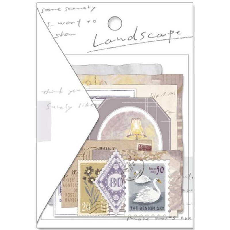 Mind Wave Landscape Stickers- Late Night