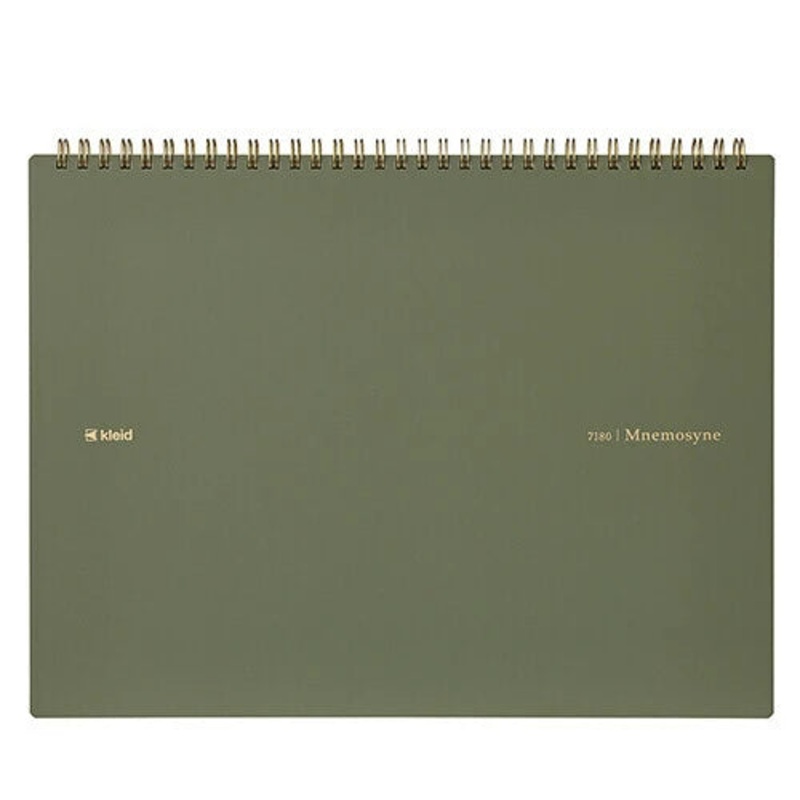 Mnemosyne x kleid A4W notebook A4 horizontal Olive