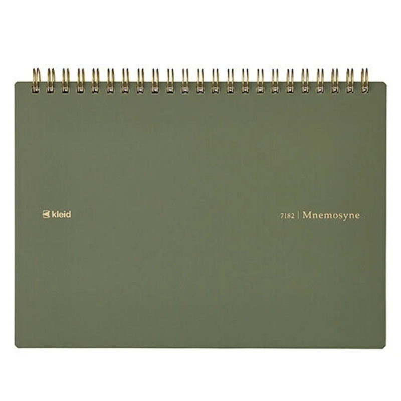 Mnemosyne x kleid A5W notebook A5 horizontal Olive
