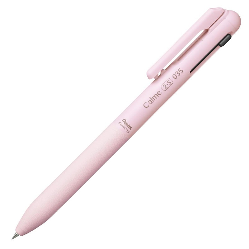 Pentel Calme 3 Colour Ballpoint Pen – Pink