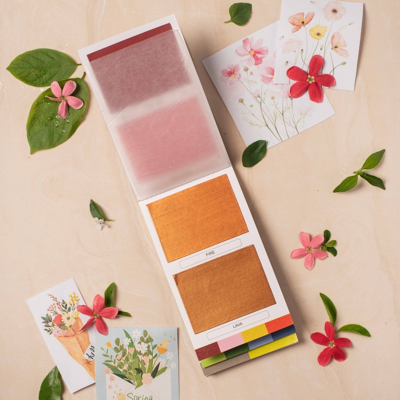 Viviva Colors Metallics Colorsheets- 10 Handmade Watercolors