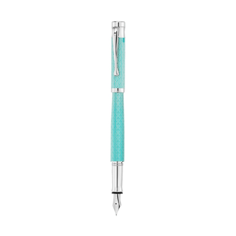 Waldmann Tango Steel Nib Fountain Pen – Brilliant Aquamarine Lacquer
