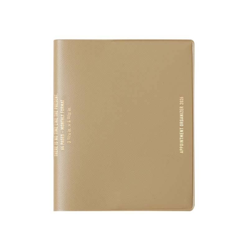 2026 Monthly Planner Houma Square- Beige
