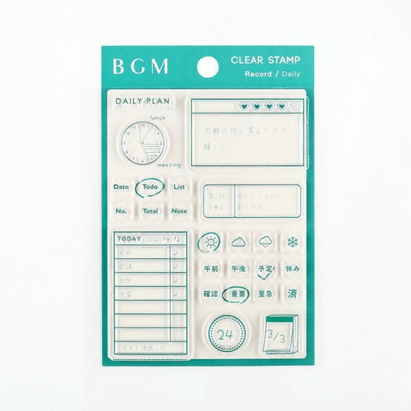 BGM Clear Stamp – Daily
