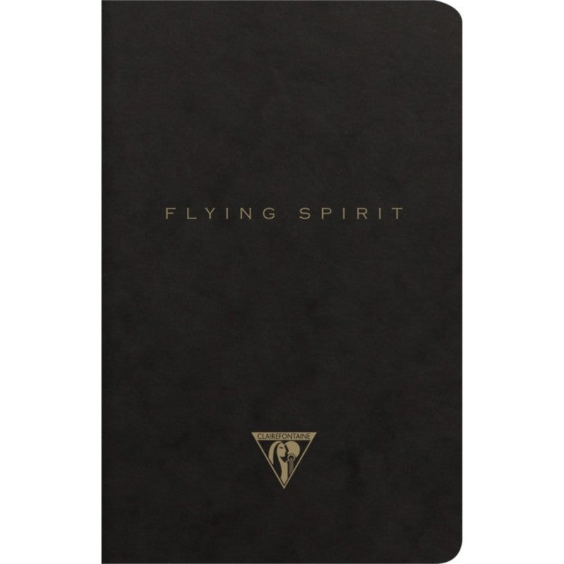 Clairefontaine Flying Spirit Notebook 11cm X 117 cm- Black