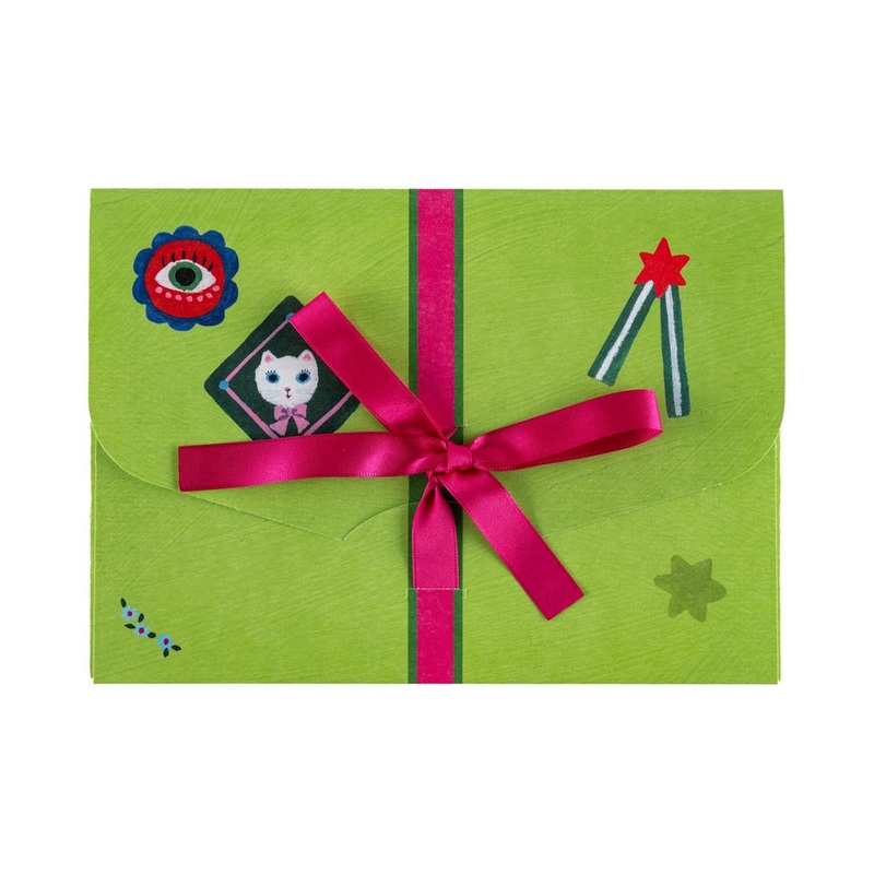 Hobonichi Accessories Yumi Kitagishi White Cats Mini Folder