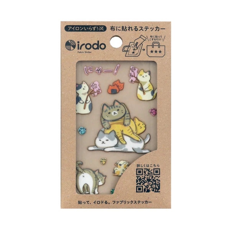 Irodo Fabric Transfer Stickers – Cat J