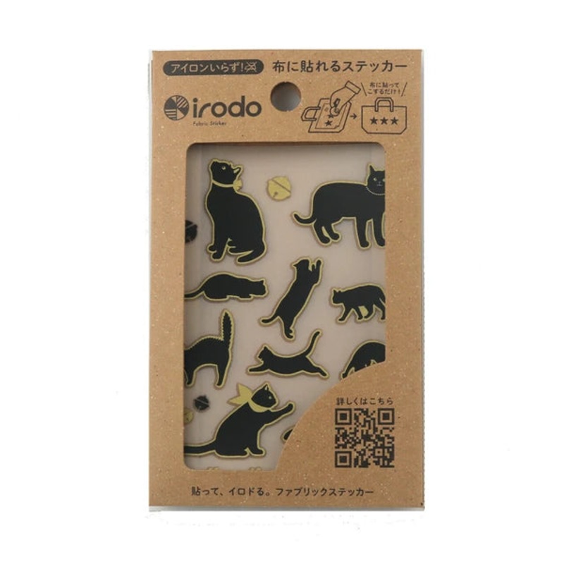 Irodo Fabric Transfer Stickers – Cat2 Black*Gold