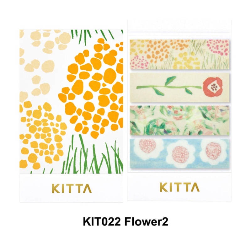 KITTA Washi Tape Flower2