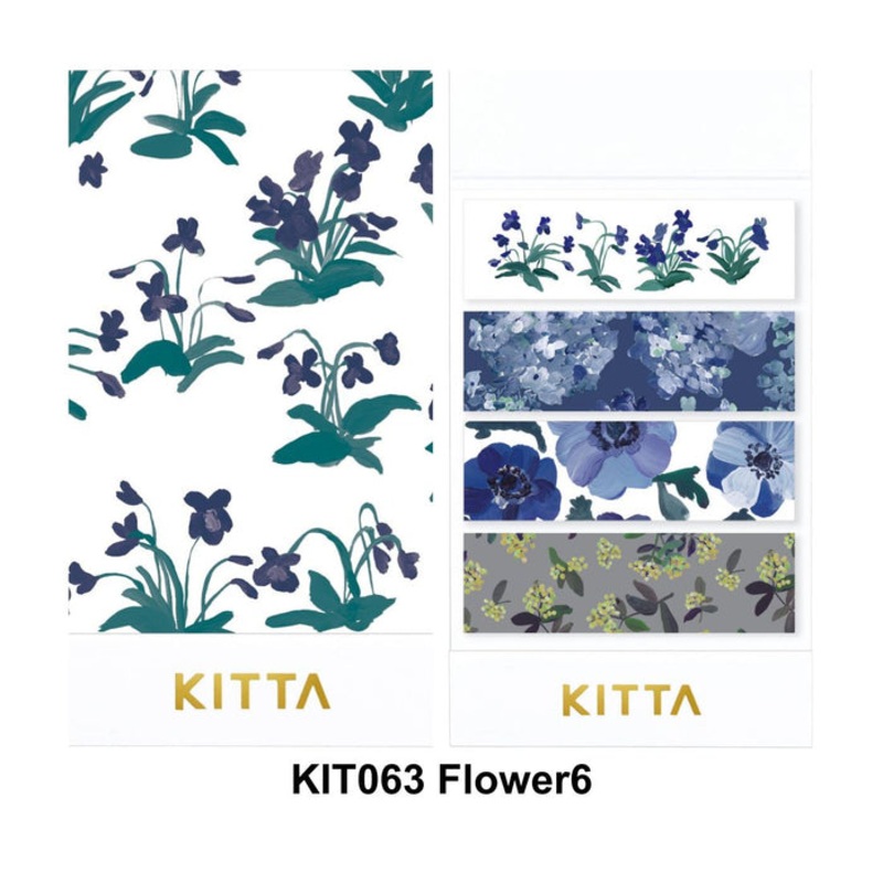 KITTA Washi Tape Flower6
