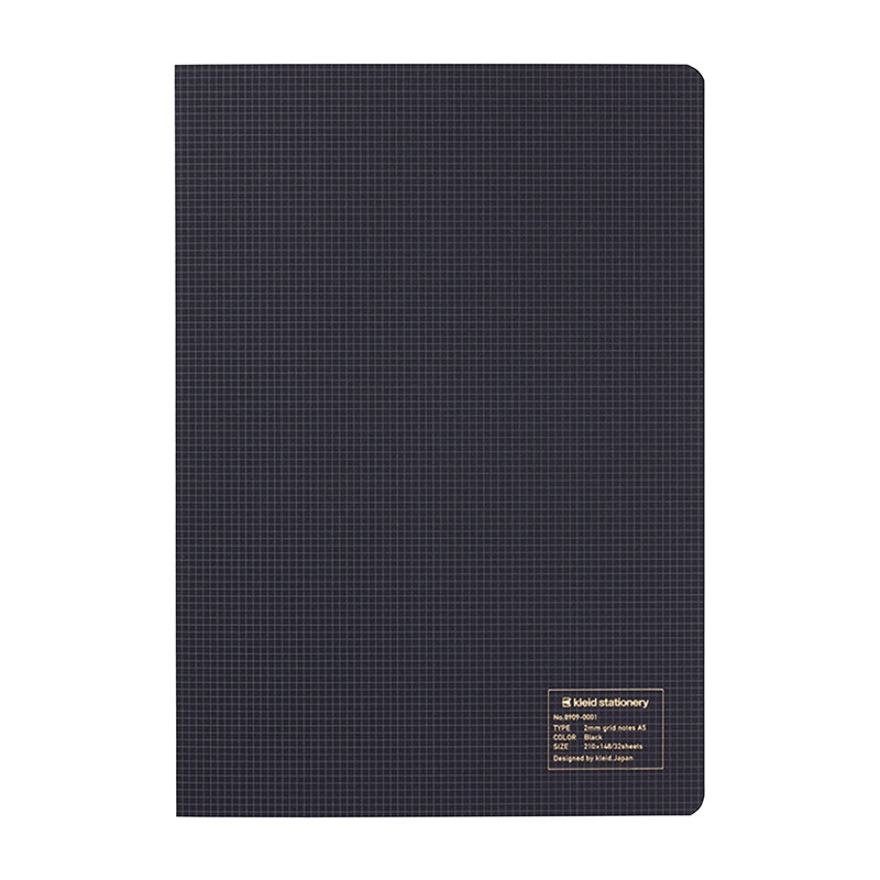 Kleid 2mm A5  Notebook- Black