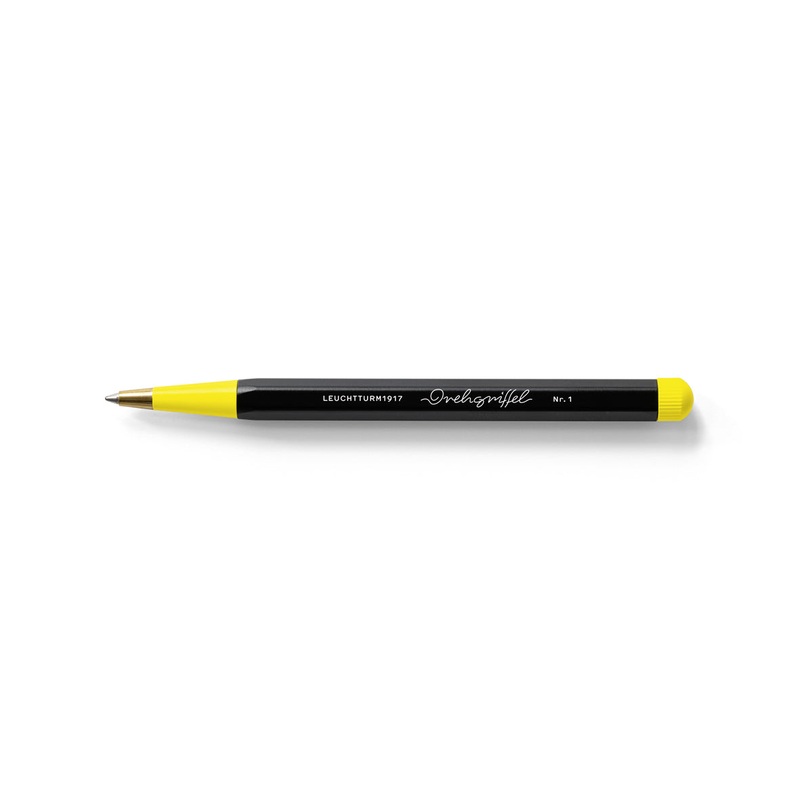 LEUCHTTURM1917 Drehgriffel Nr. 1 Gel Pen Bauhaus Edition- Black/Lemon