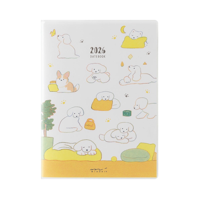 Midori Pocket Diary  Dog 2026