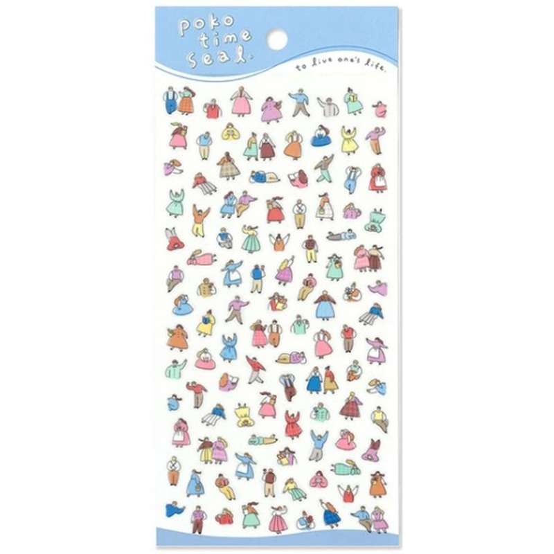 Mind Wave Stickers Poko Time Seal Man