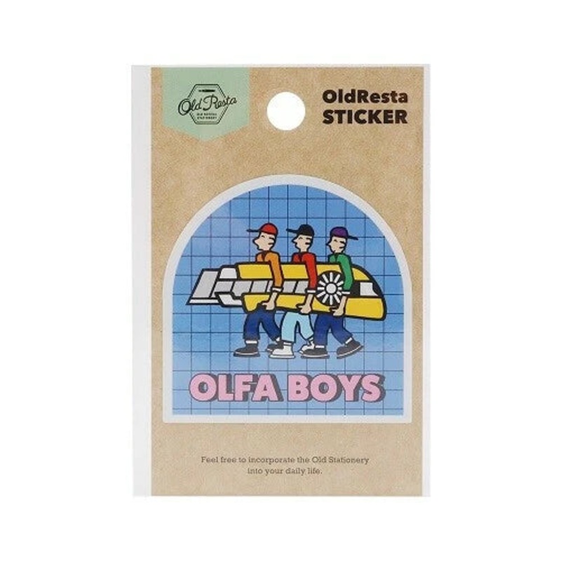 Old Resta Die-cut Sticker