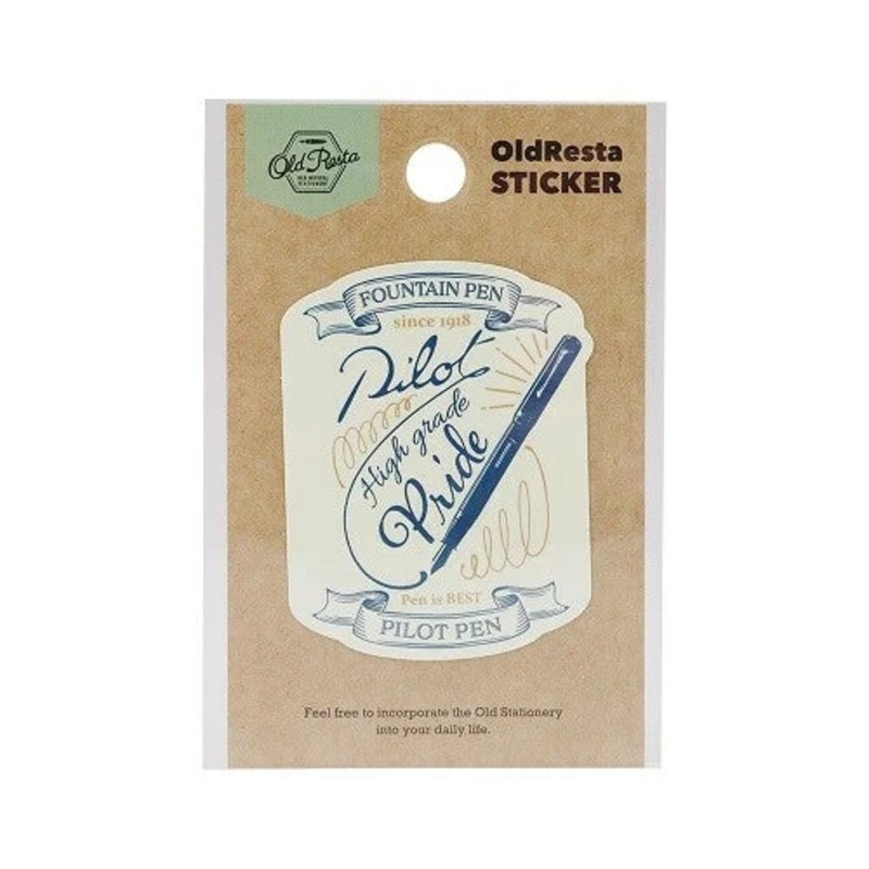 Old Resta Die-cut Sticker – Pilot