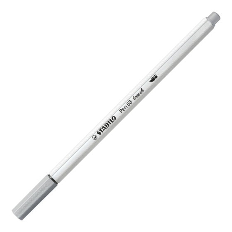 Stabilo Brush Pen 68 – Medium Cold Grey