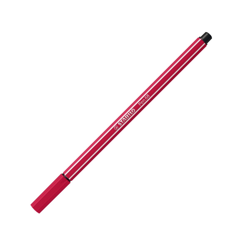 Stabilo Premium Medium Felt-tip Pen 68- Dark Red