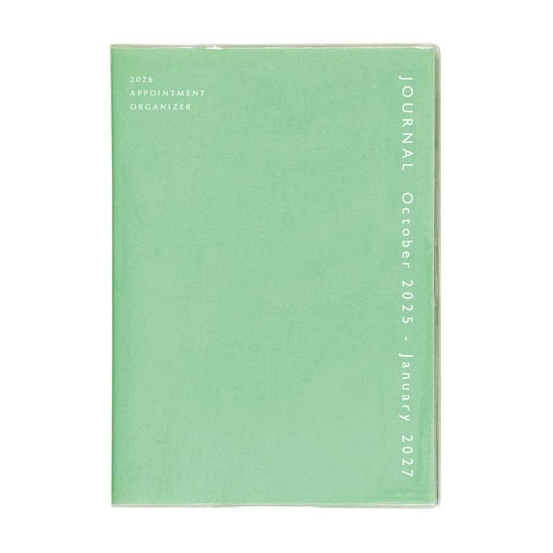 2026 Monthly Planner Coton A5- Mint
