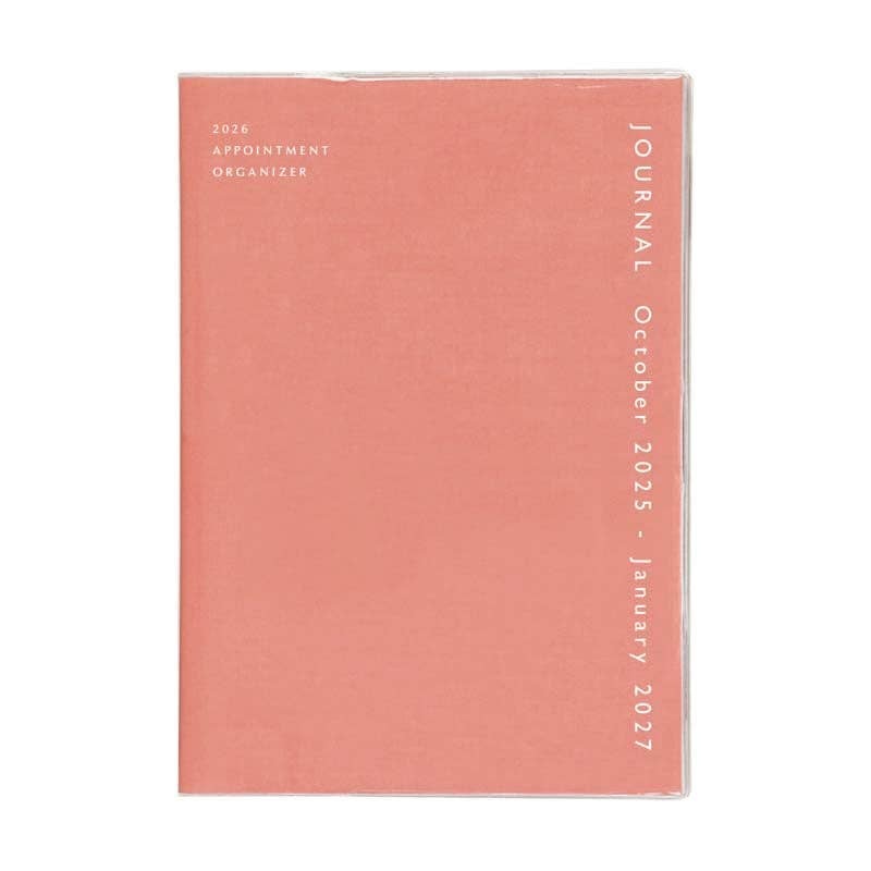 2026 Monthly Planner Coton A5- Pink