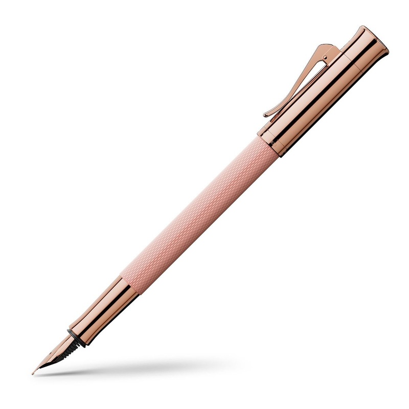 Graf von Faber-Castell Guilloche Fountain Pen- Rose Blush
