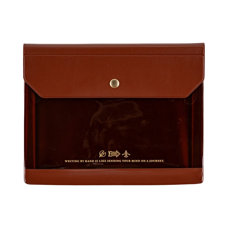 Hobonichi Accessories Alettone: Document Case for A6 Size (Brown)