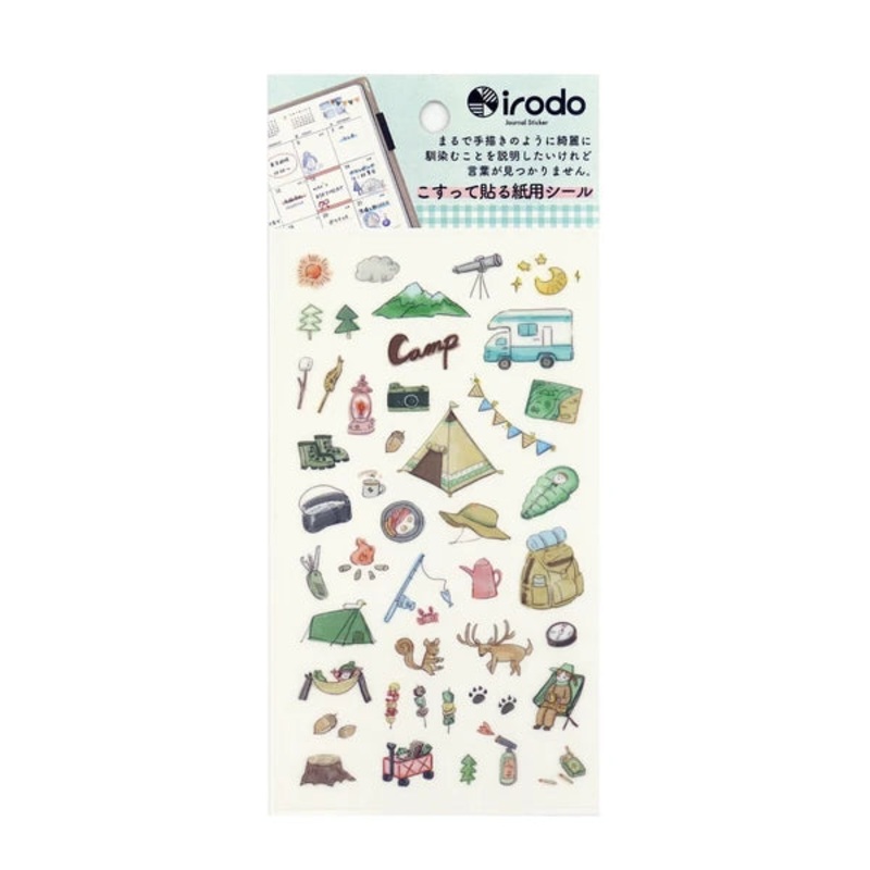 Irodo Paper Transfer Stickers – Camp