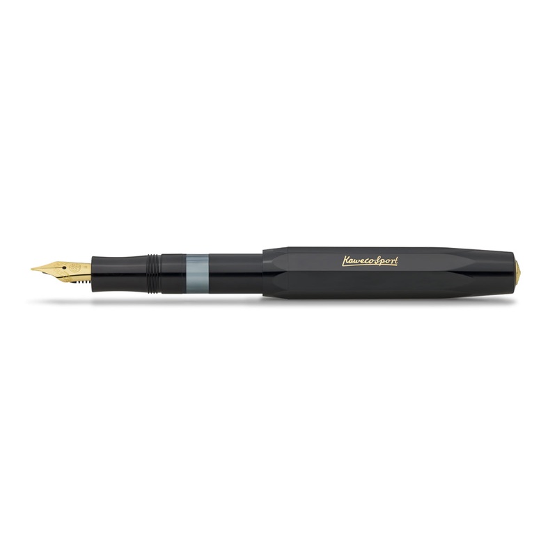 Kaweco Piston Sport Classic- Black/Gold