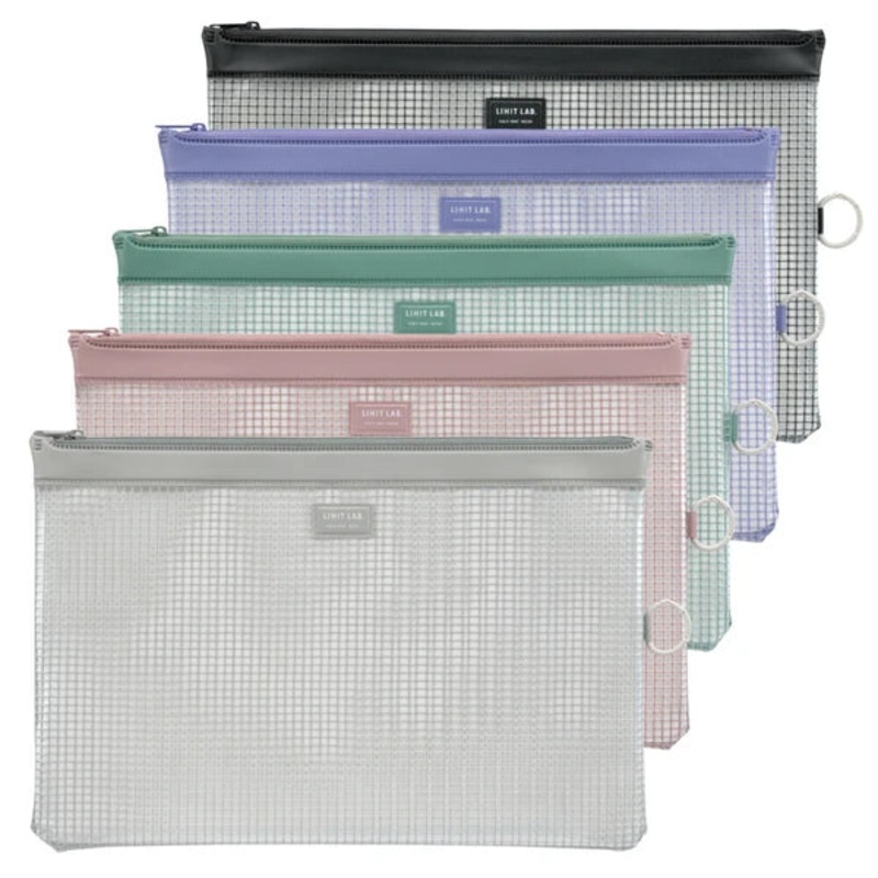 Lihit Lab Pouch/Case Mesh 235x355mm – Olive