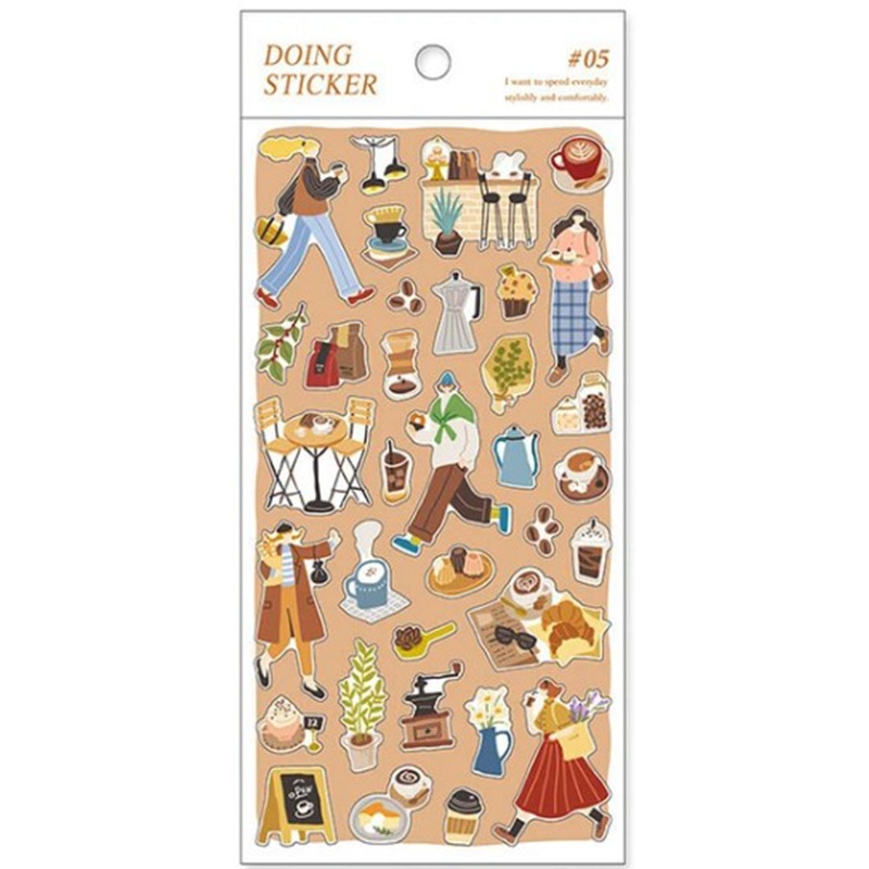 Mind Wave Doing Stickers #05 Cafe