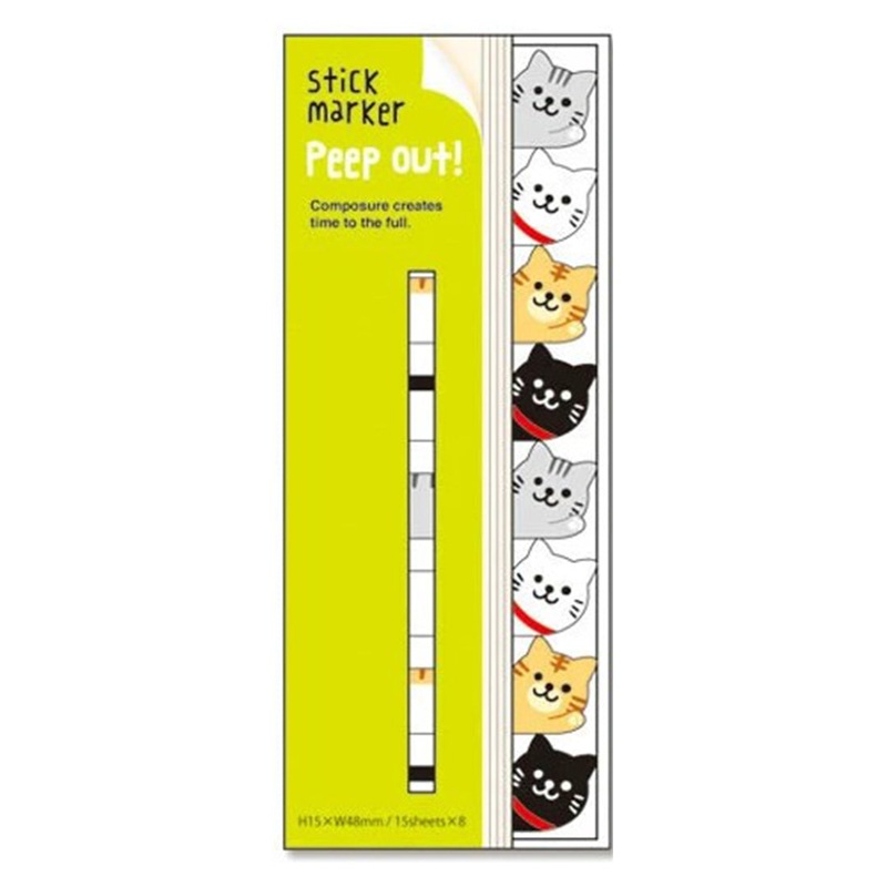 Mind Wave Sticky Notes Stick Marker Peepcat