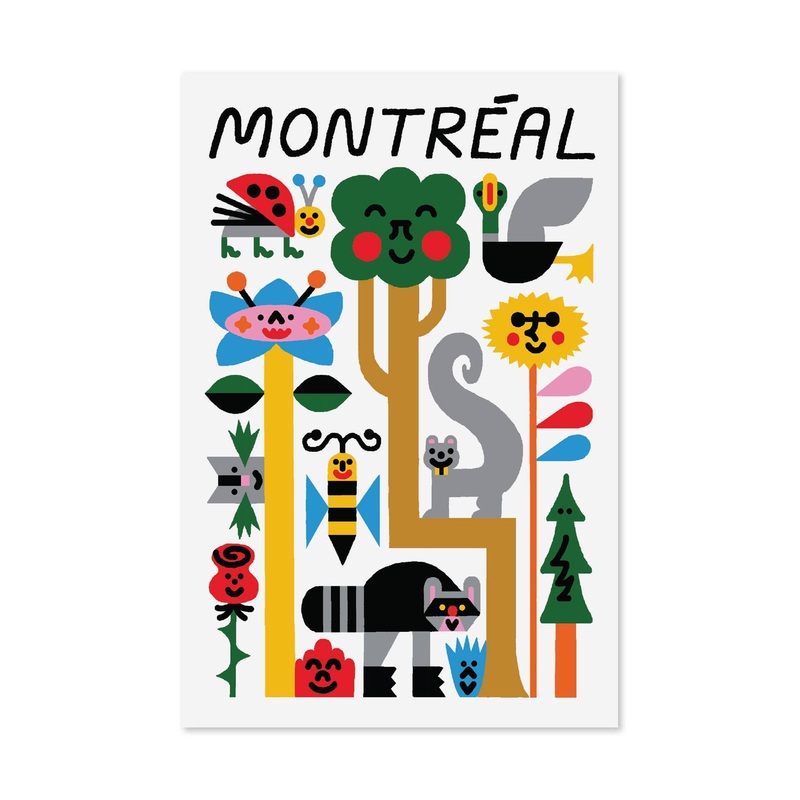 MONTRAL – FAUNA & FLORA  Postcard