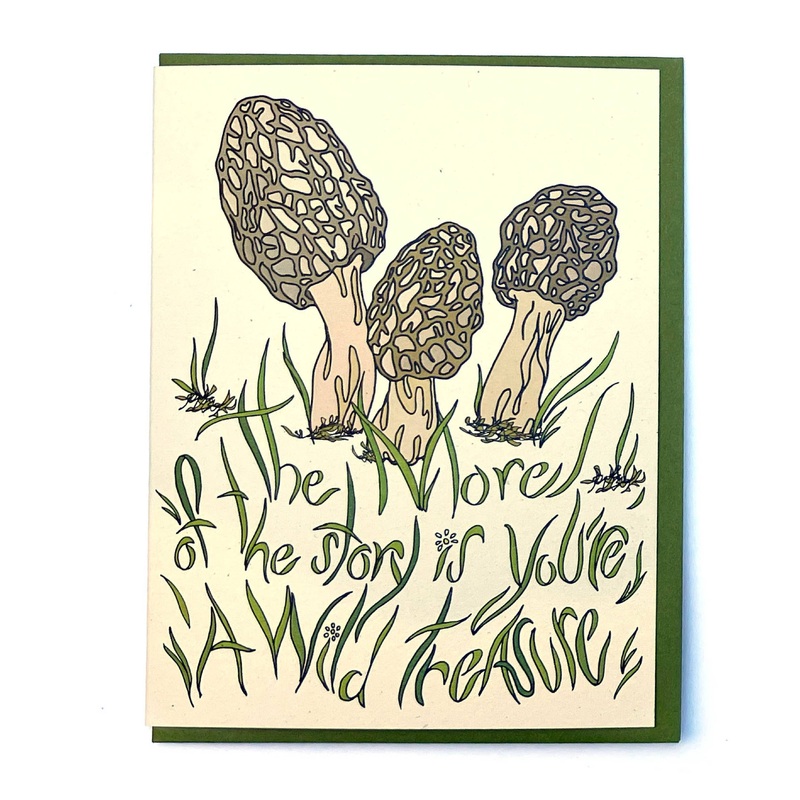 Morel Mushroom Card