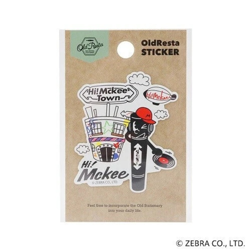Old Resta Die-cut Sticker – Hi! Mckee