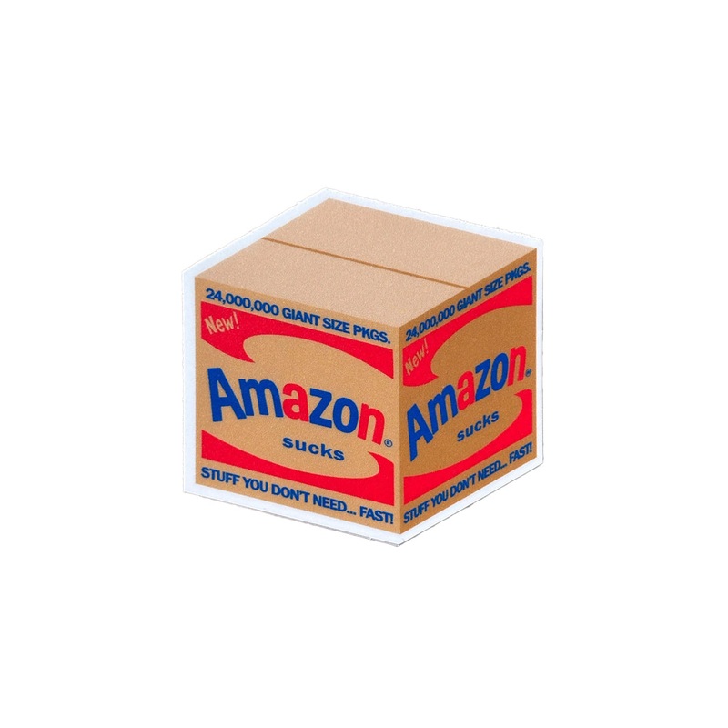 Christopher Rouleau Sticker- Amazon Sucks