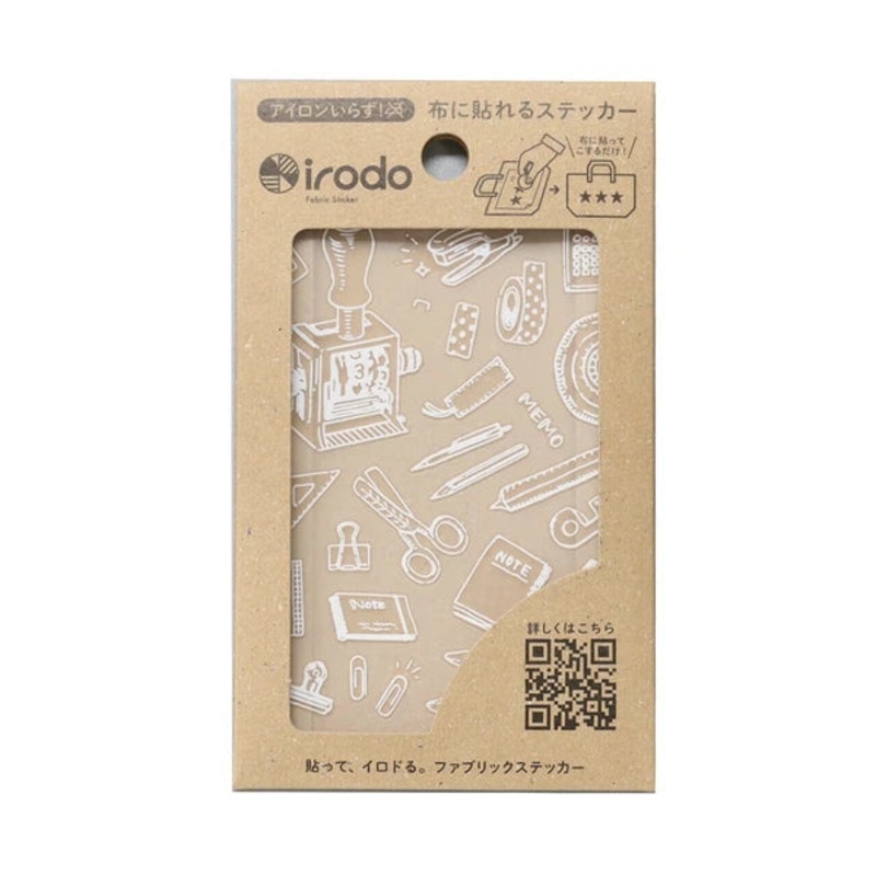 Irodo Fabric Transfer Stickers – Stationery White