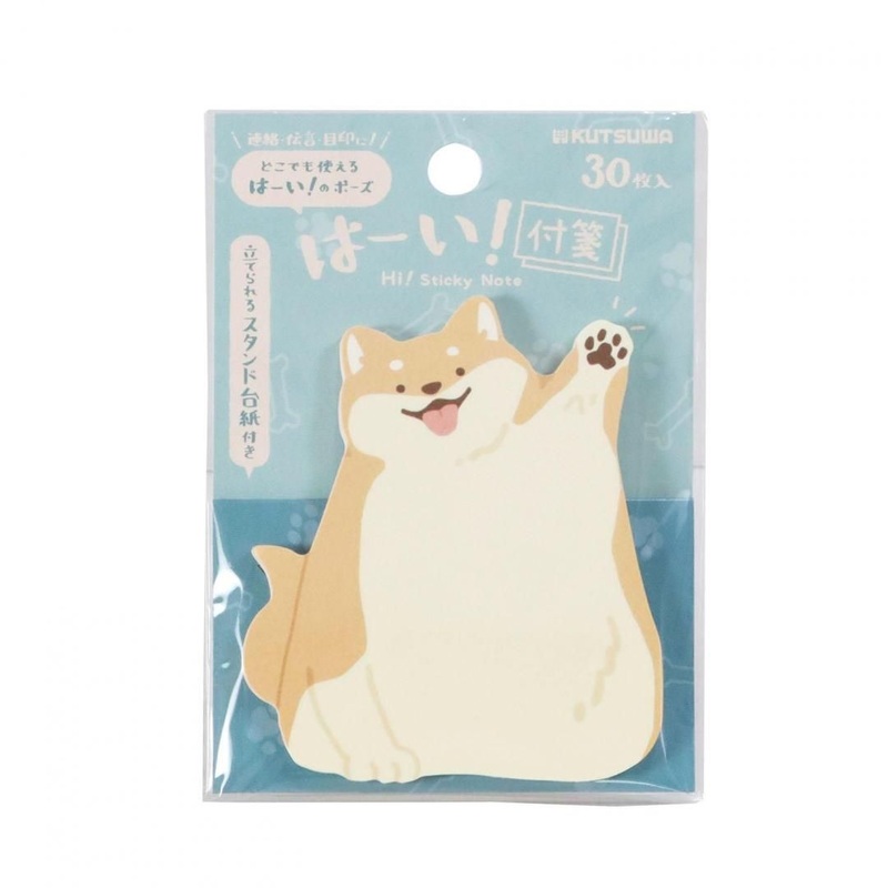 Kutsuwa Hi! Sticky Notes – Shiba Inu