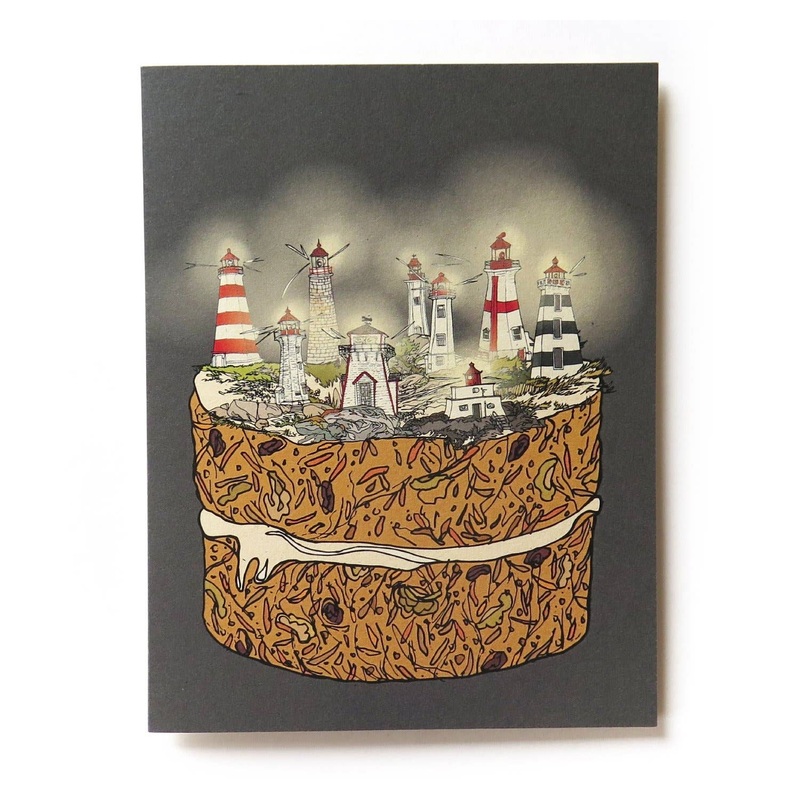 Lighthouse Cake Card