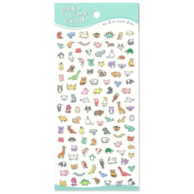 Mind Wave Stickers Poko Time Seal Animals