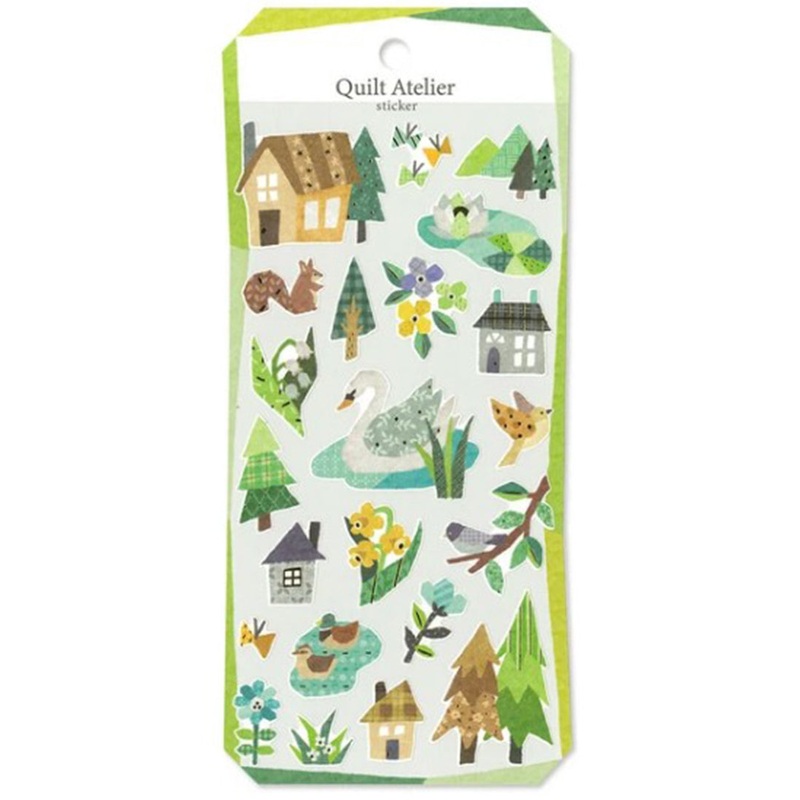 Mind Wave Stickers Quilt Atelier House Near Lakeside