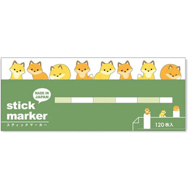 Mind Wave Sticky Notes Stick Marker Fox