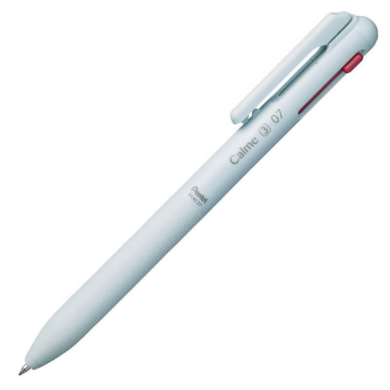 Pentel Calme 3 Colour Ballpoint Pen 0.7mm- Light Blue