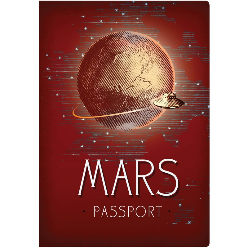 The Unemployed Philosophers Guild Notebook- Mars Passport