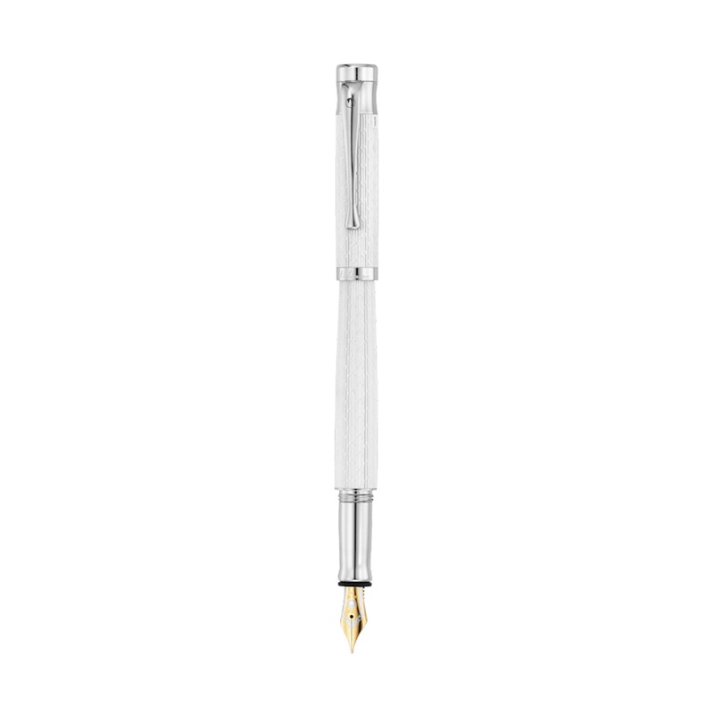 Waldmann Tango Gold Nib Fountain Pen – Brilliant White Lacquer