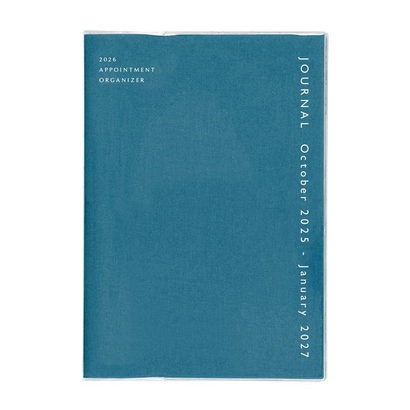 2026 Monthly Planner Coton A5- Blue